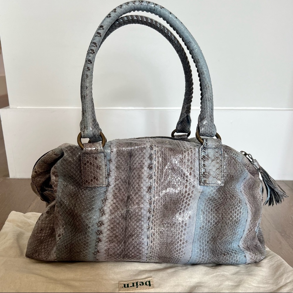 Beirn Snakeskin Shoulder Bag